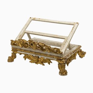 Louis XVI Lacquered and Gilded Swivel Table Stand
