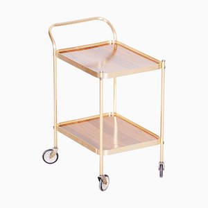 20th Century French Art Deco Trolley in Brass, 1950s