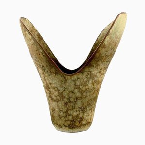 Vase aus glasierter Keramik von Carl Harry Stålhane für Rörstrand