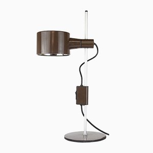 Lámpara de mesa en marrón de Peter Nelson & Ronald Holmes, años 60
