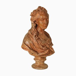 Busto de Madame Du Barry en terracota