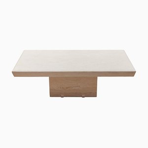 Large Rectangular Marble Coffee Table