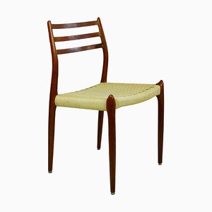 Danish Mod. 78 Teak Dining Chairs by Niels Otto Möller for J.L. Möllers, Set of 2