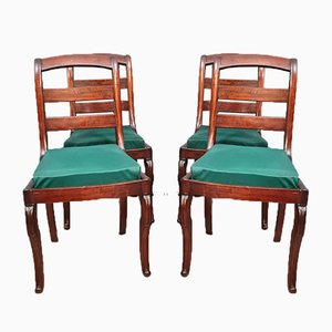 Restoration Mahagoni Stühle, 4er Set