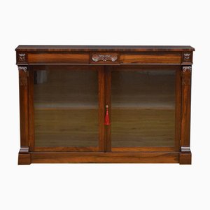 Regency Rosewood Bookcase Cabinet