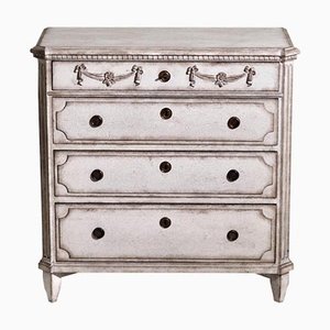 Carved Gustavian Chest, 19th Century