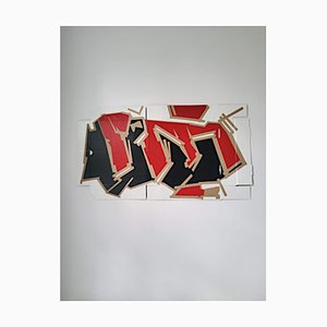 Marcus Centmayer, Fuera de la caja, Pintura abstracta en acrílico, 2021