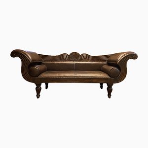 Empire Style Leather Sofa