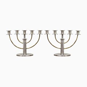 Candelabri di CG Hallberg, 1933, set di 2