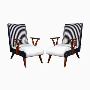 Mid-Century Brazilian Armchairs, 1950, Set of 2