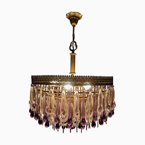 Chandelier in the style of Barovier & Toso, 1960s