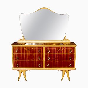 Art Deco Italian Commode in the style of Osvaldo Borsani, 1940s