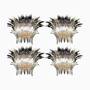Palmette Sconces from Barovier & Toso, 1960s, Set of 4