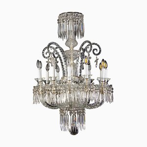 19th Century French Crystal Chandelier, 1880s