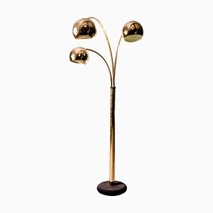 Brass Globe Floor Lamp by Goffredo Reggiani, Italy, 1970s