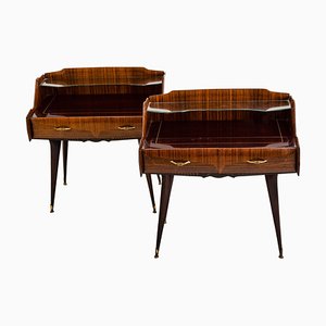 Tables de Chevet dans le Style de Paolo Buffa, Italie, 1950s