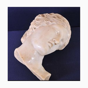 Escultura italiana de mármol, The Sleeping Ariadne, Grand Tour del siglo XIX, 1850