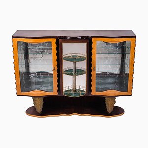 Mueble bar italiano Art Déco de Pier Luigi Colli, años 30