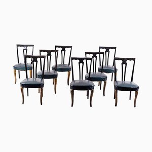 Chaises de Salle à Manger Peintes par Pierluigi Colli, Italie, 1940s, Set de 8