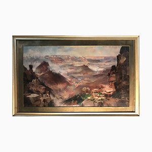 Thomas Moran, le Grand Canyon du Colorado, 1893, Impression Chromolithographie