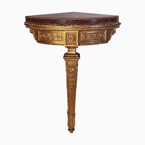 18th Century North Italian Encoignures with Porphyry Marble Top, Set of 2