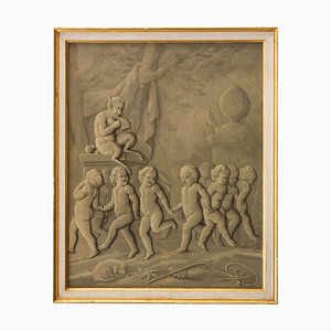 Late-18th Century French Grisaille Painting