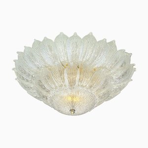 Lampadario ad incasso in vetro di Murano