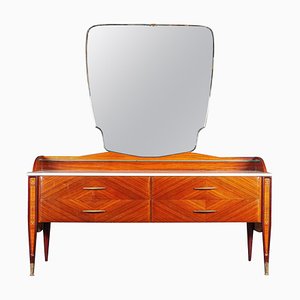 Commode ou Commode Mid-Century avec Plateau en Marbre de Carrare, Italie, 1970