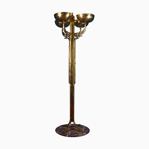 Brass Floor Lamp by Goffredo Reggiani, Italy, 1970s
