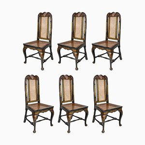 18th Century Dining Chairs, England, 1750s, Set of 6