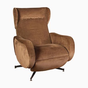 Fauteuil Inclinable Mid-Century, Italie, 1950