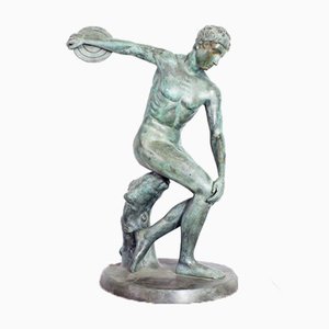 Statua in bronzo della Discobolo di Myron, anni '50