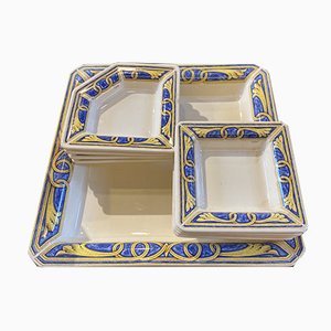 Ceramic Model Impero Tableware Set from Tiffany, Set of 9