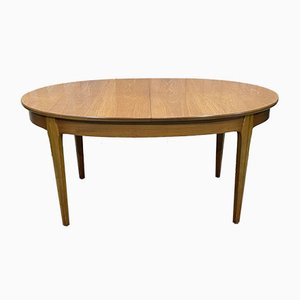 Oval Table in Teak with a Butterfly Length, 1970s
