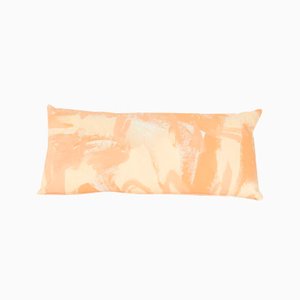 Peach Two Hue Painted Rectangle Pillow