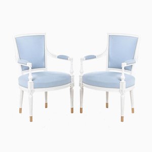 Gustavianische Stühle, 2er Set