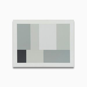 Small Grey Test Pattern 2, Abstract Painting, 2004