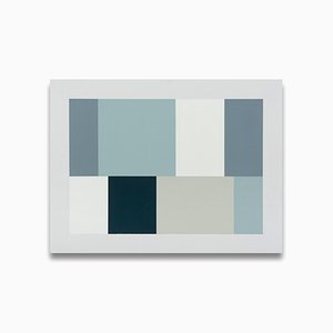 Gray Test Pattern 1, Abstract Painting, 2015