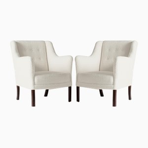 Lounge Chairs by Einar Larsen, Set of 2