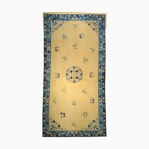 Tapis Peking 19ème Siècle Bleu et Laine, Chine, 1870s