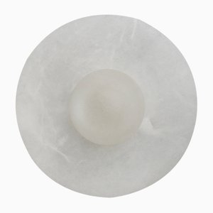 Alabaster Collection Alba Simple Wall Light from Contain