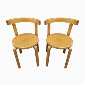 Modell 68 Stühle von Alvar Aalto für Artek, 2er Set