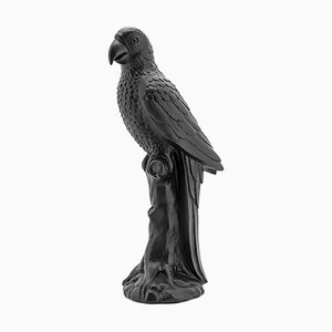 Black Parrot, 21st Century, Ceramic Sculpture