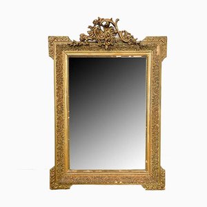Espejo francés Napoleón III antiguo dorado