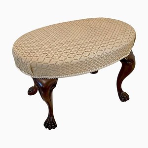Antique Victorian Oval Stool