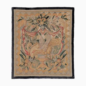 18th Century Small Fruit and Floral Green Yellow Red Tapestry, 1780s