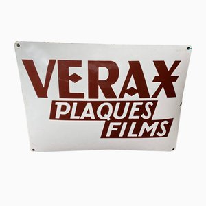 Enamel Sign for Verax Photo, 1930s