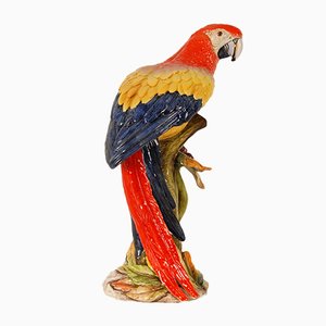 Italienischer Keramik Papagei, 1970er