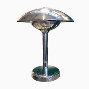 Lampada da tavolo in alluminio, Cecoslovacchia, anni '30