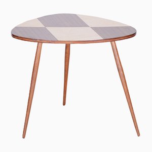 Small Mid-Century Czech Table in Beech, 1950s